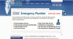 Desktop Screenshot of priorityresponseplumbing.com