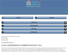 Tablet Screenshot of priorityresponseplumbing.com